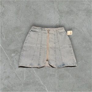 Free People Women’s Blue Denim Skirt